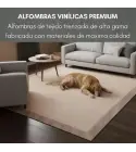 Alfombra vinilica de Tejido Trenzado de Alta Gama Lavable Antideslizante Alfombra Resistentes para Salon Cocina baño Pasillo